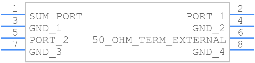 SCPQ-10.5-TR+ - Mini-Circuits - PCB symbol