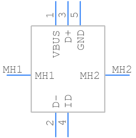UX-155-AR - XUNPU - PCB symbol