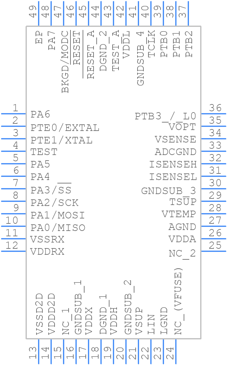 MM912I637AM2EP - NXP - PCB symbol