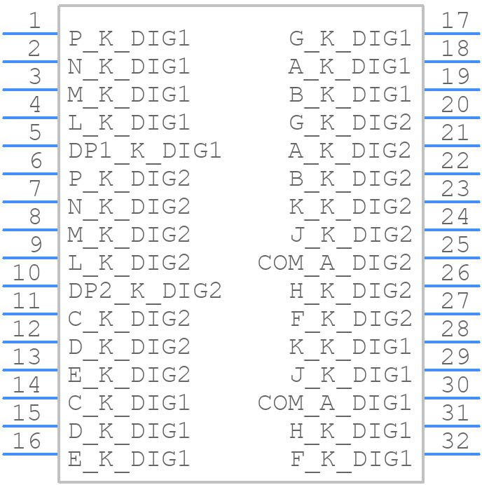 KCPDA04-105 - Kingbright - PCB symbol