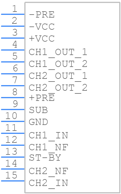 STK403-120 - Toshiba - PCB symbol