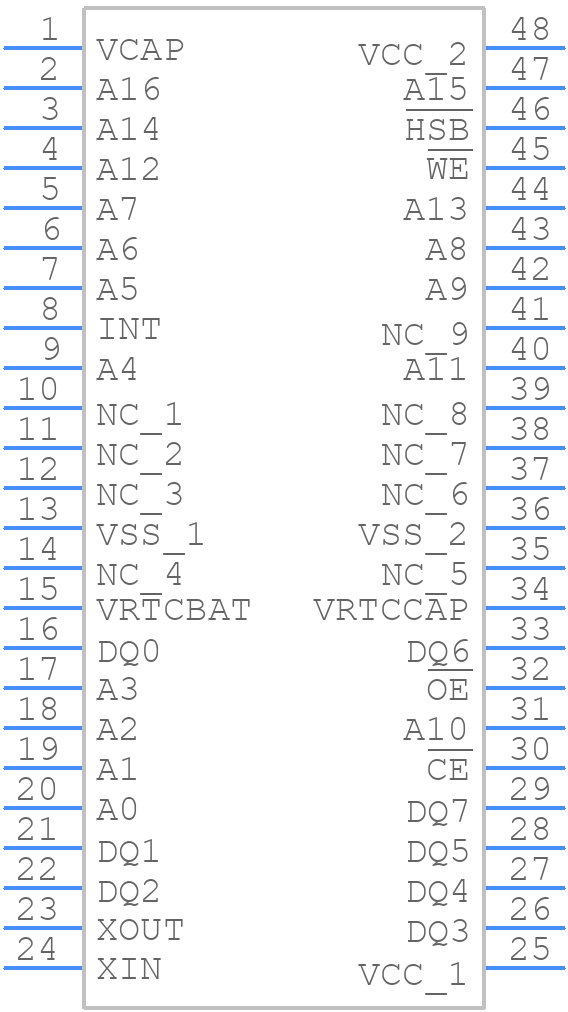 CY14B101KA-SP45XI - Infineon - PCB symbol