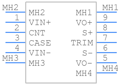 AVE350-24S28P-6L - Advanced Energy - PCB symbol