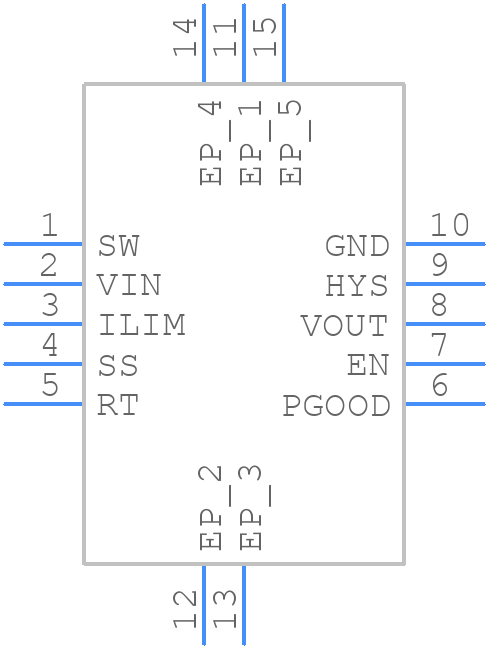 LM5165YDRCR - Texas Instruments - PCB symbol