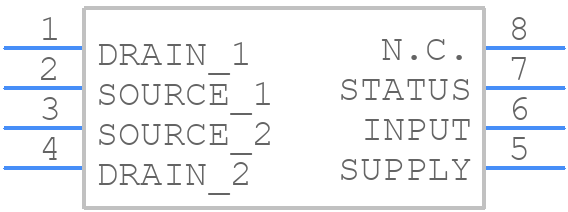 VNL5030S5TR-E - STMicroelectronics - PCB symbol