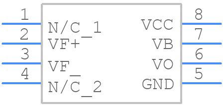 6N139SDM - onsemi - PCB symbol