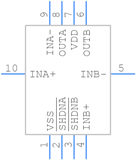 MAX40263AVB+ - Analog Devices - PCB symbol