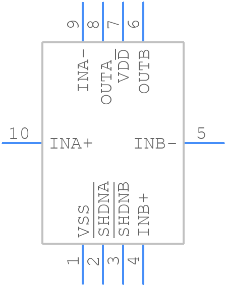 MAX40263AVB+T - Analog Devices - PCB symbol