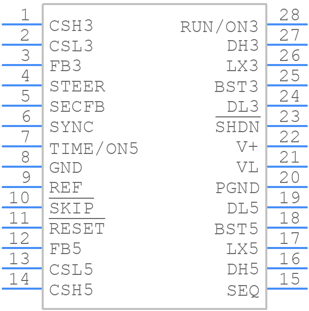 MAX1904BEAI+T - Analog Devices - PCB symbol