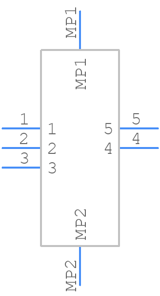 RE111F-4S1-152S4 -15P - Alpha (Taiwan) - PCB symbol