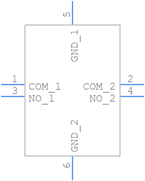 PTS526SMG20SMTR21 LFS - C & K COMPONENTS - PCB symbol
