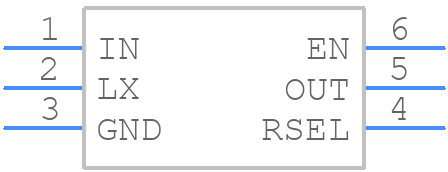 MAX38642AELT+ - Analog Devices - PCB symbol