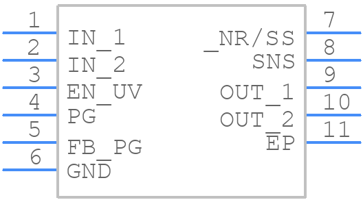PTPS7A9401DSCR - Texas Instruments - PCB symbol