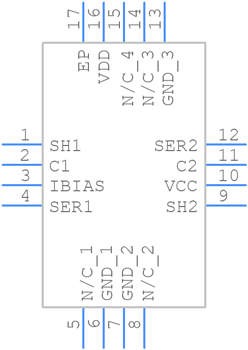 MADR-010574-000100 - MACOM - PCB symbol