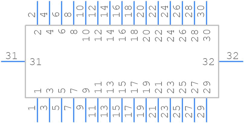 T2M-115-01-L-D-TH-WT - SAMTEC - PCB symbol