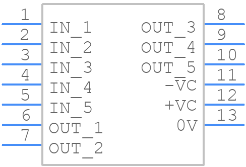 LA25-NP-ND - LEM - PCB symbol