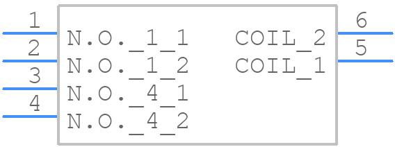 HE1aN-P-DC24V - Panasonic - PCB symbol