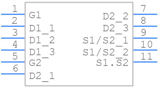 FDMD86100 - onsemi - PCB symbol
