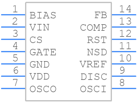 HV9110NG-G - Microchip - PCB symbol