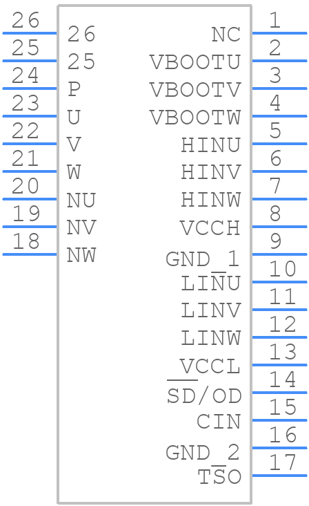 STGIB30M60TS-L - STMicroelectronics - PCB symbol