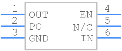 NCP752AMX33TCG - onsemi - PCB symbol
