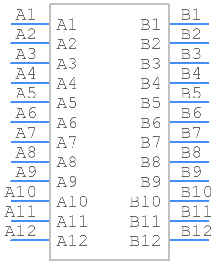 98417-T61-24ULF - Amphenol - PCB symbol