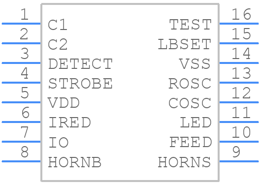 RE46C141S16F - Microchip - PCB symbol