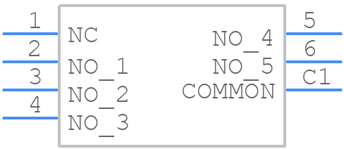 50SP60-01-1-03N - Grayhill - PCB symbol