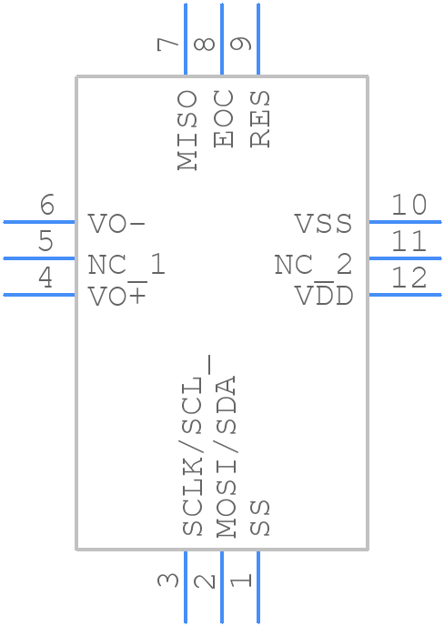 MPRLS0250MG00001A - Honeywell - PCB symbol