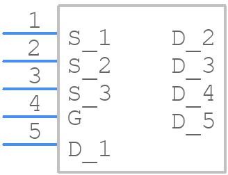 NVMFS5C420NLT1G - onsemi - PCB symbol