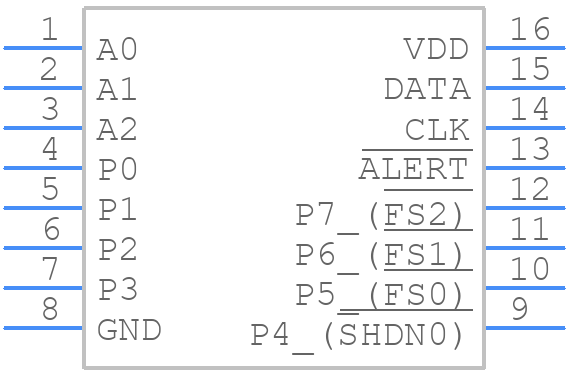 MIC74YQS-TR - Microchip - PCB symbol