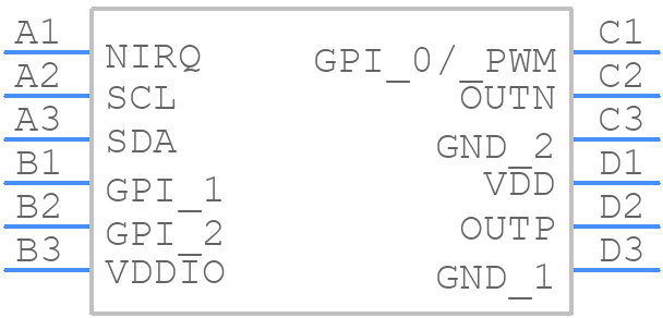 DA7280-00V4C - Renesas Electronics - PCB symbol