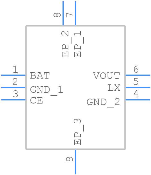XC9142A33CER-G - Torex - PCB symbol