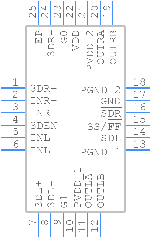 LM48410SQ - Texas Instruments - PCB symbol