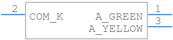 WP59BL/GYW - Kingbright - PCB symbol