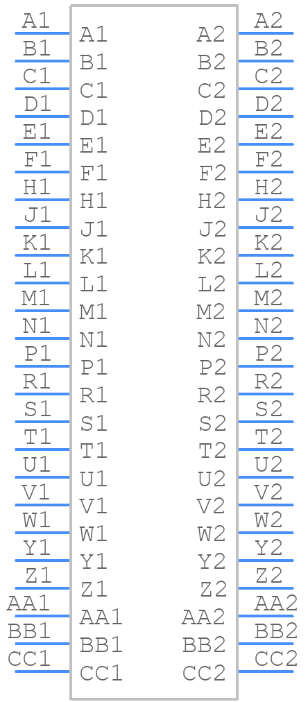 307-048-558-202 - EDAC - PCB symbol