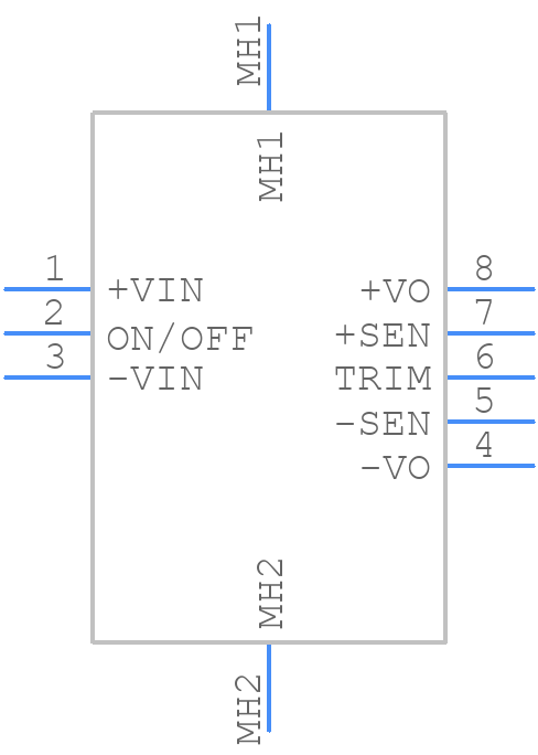 CQB75-300S12 - Cincon - PCB symbol