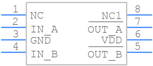 TC4423AVOA - Microchip - PCB symbol