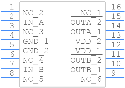 TC4423AVOE713 - Microchip - PCB symbol
