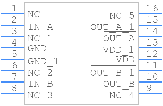 TC4423COE - Microchip - PCB symbol