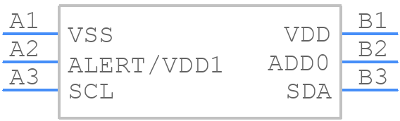AS6221-AWLT-S - ams OSRAM - PCB symbol