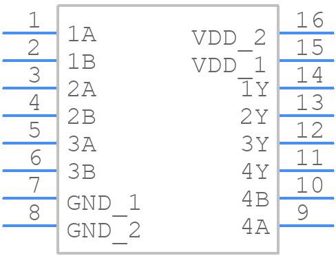 TC4467EOE - Microchip - PCB symbol
