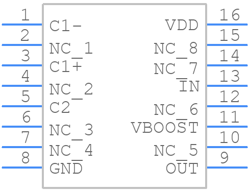 TC4626EOE - Microchip - PCB symbol