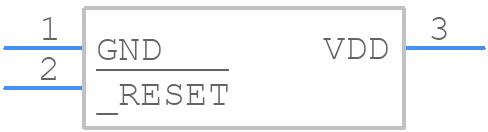 TCM809SVNB713 - Microchip - PCB symbol