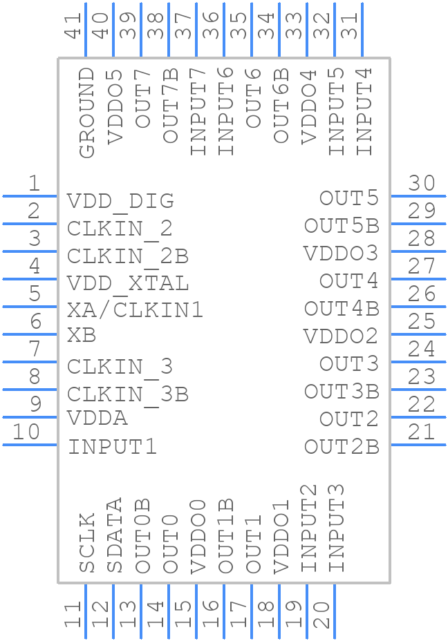 SI5332FD10253-GM2 - Skyworks - PCB symbol