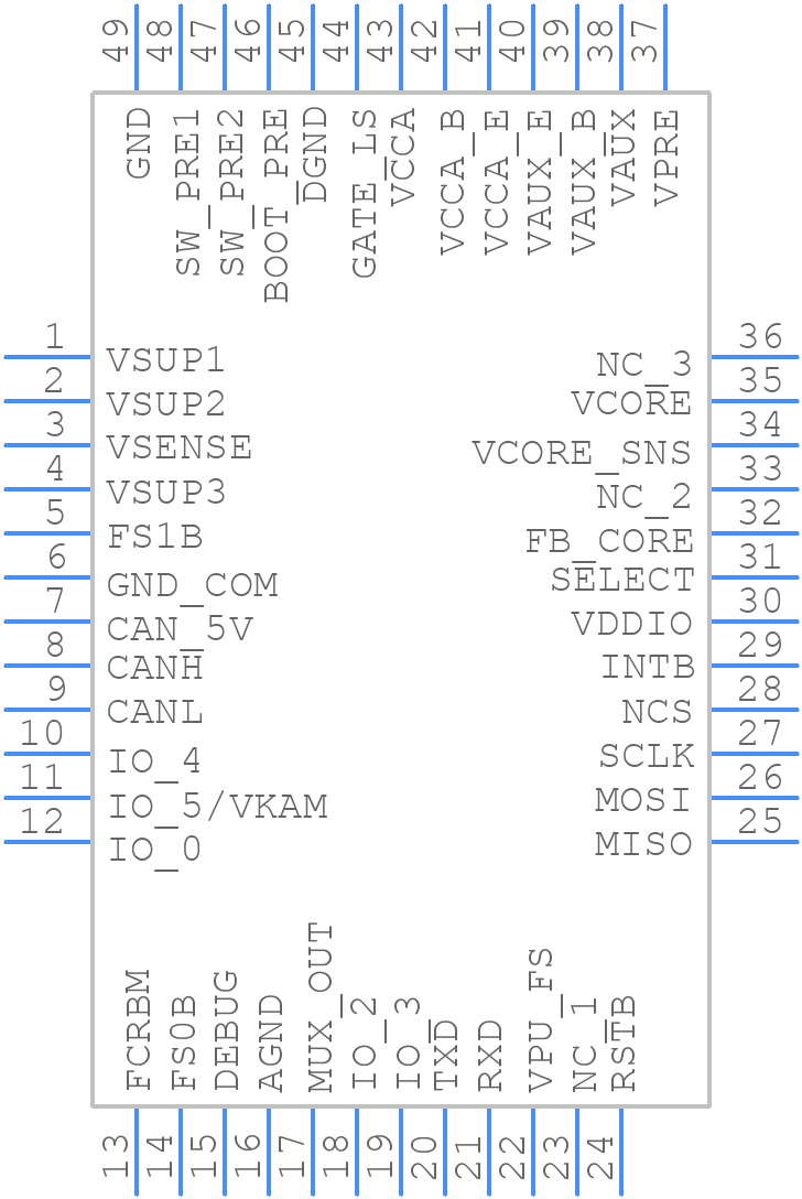 MC35FS6500CAE - NXP - PCB symbol