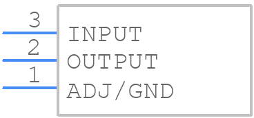 LM1084IT-ADJ/NOPB - Texas Components - PCB symbol