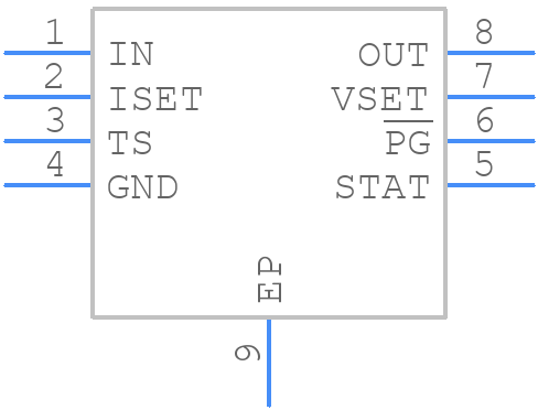BQ25170JDSGR - Texas Instruments - PCB symbol