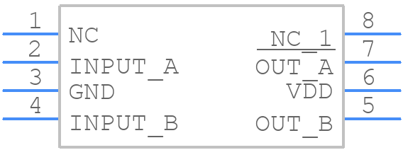 TC1428COA - Microchip - PCB symbol