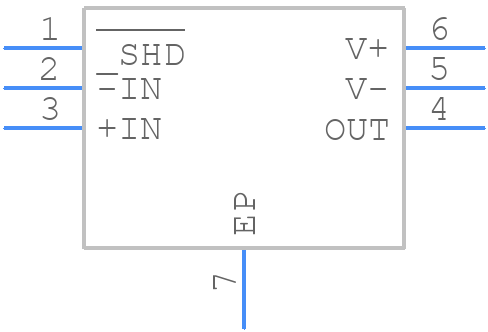 LT6000IDCB#TRMPBF - Analog Devices - PCB symbol